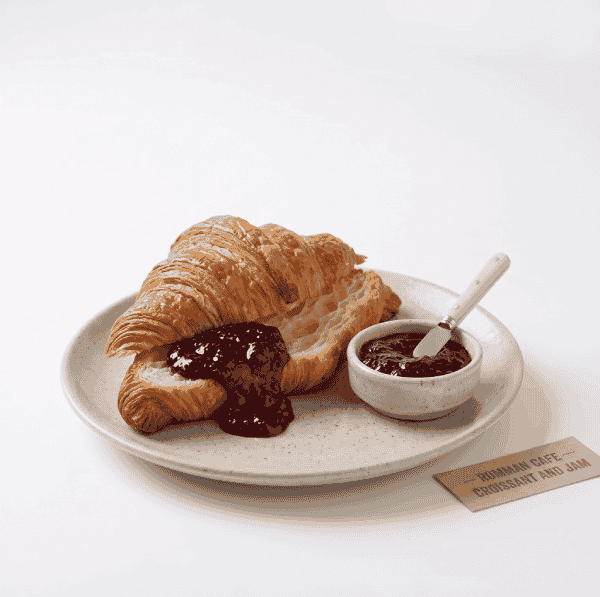 Croissant and Jam
